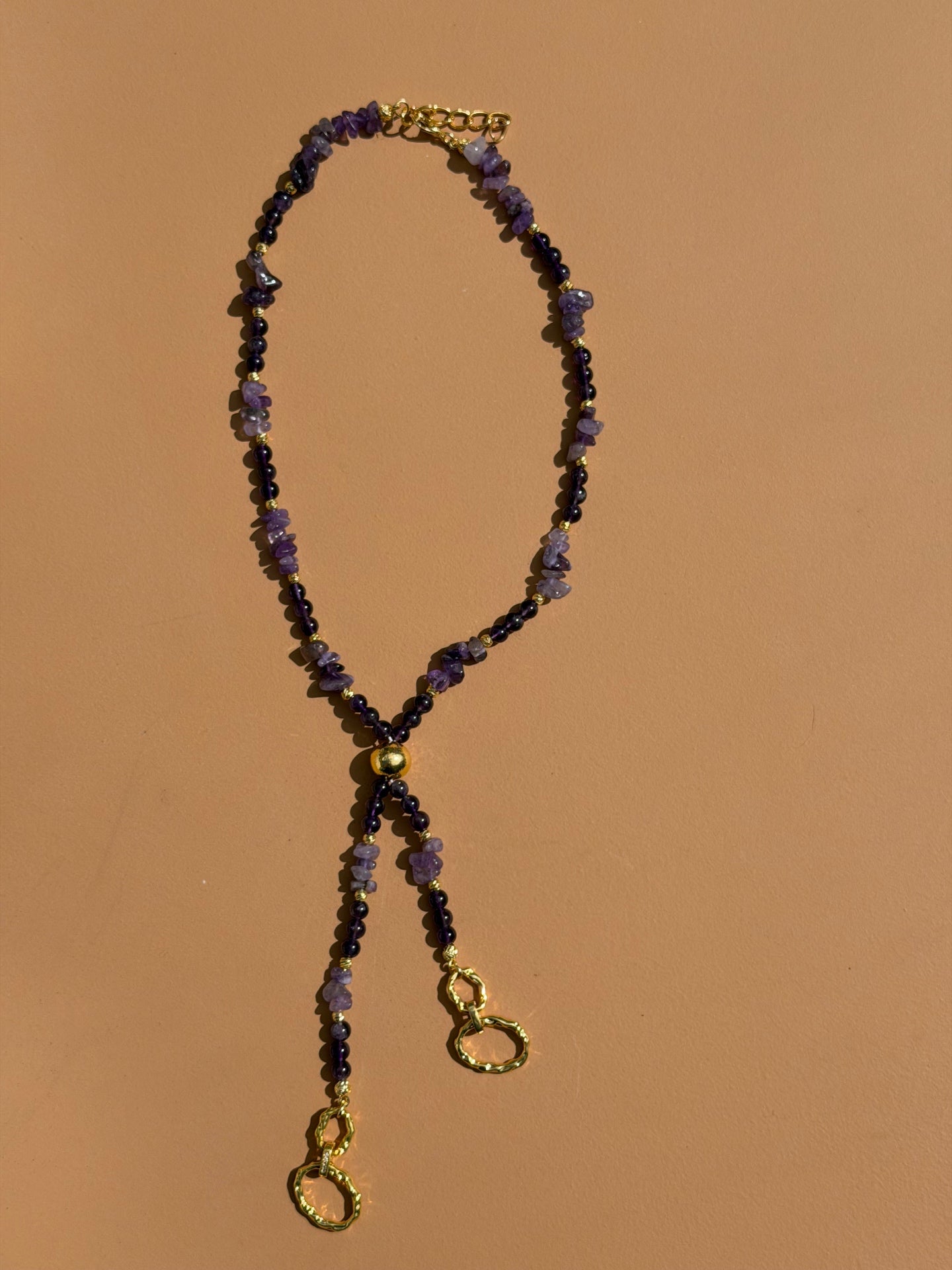 Collier Améthyste Lariat
