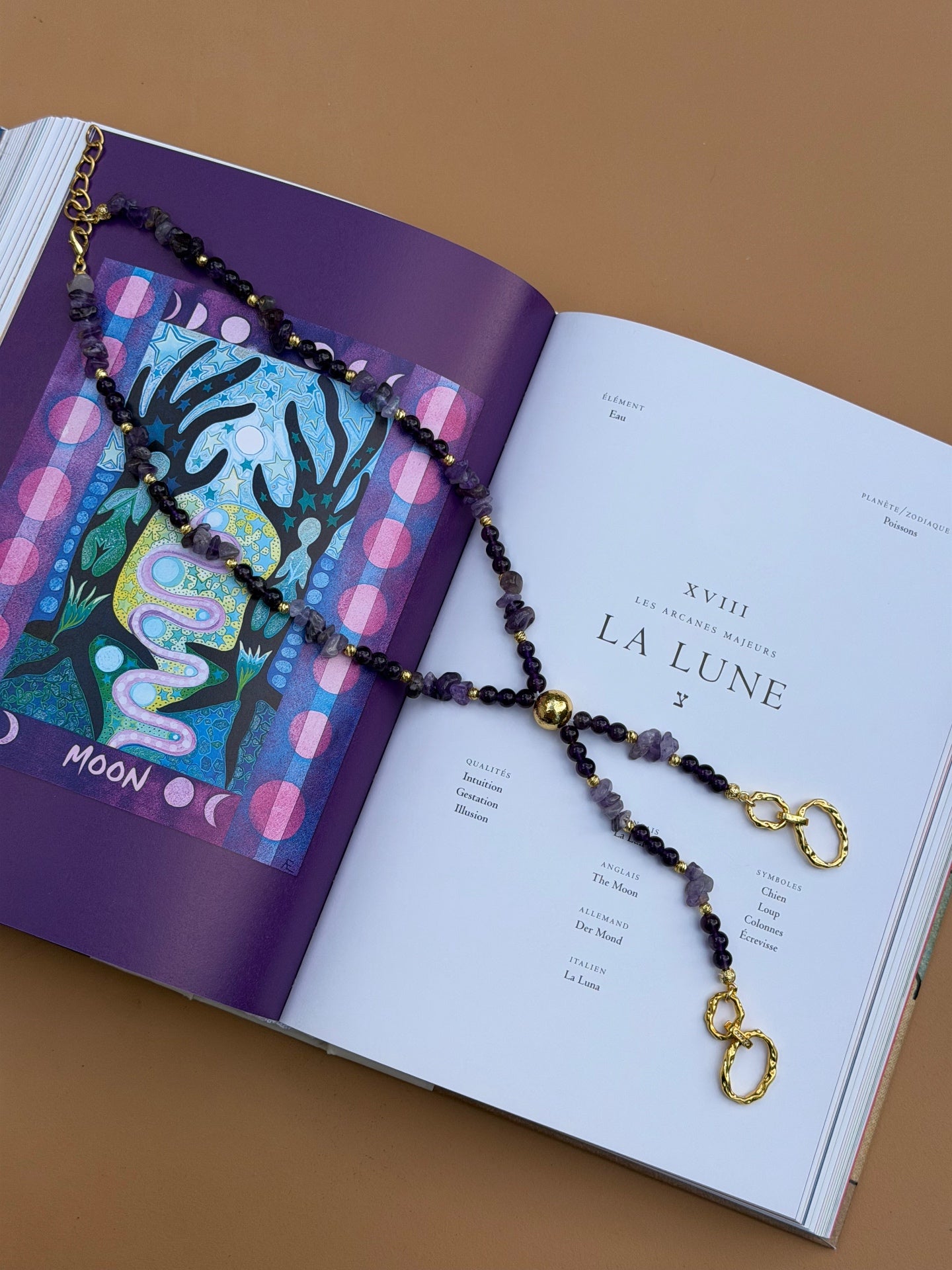 Collier Améthyste Lariat