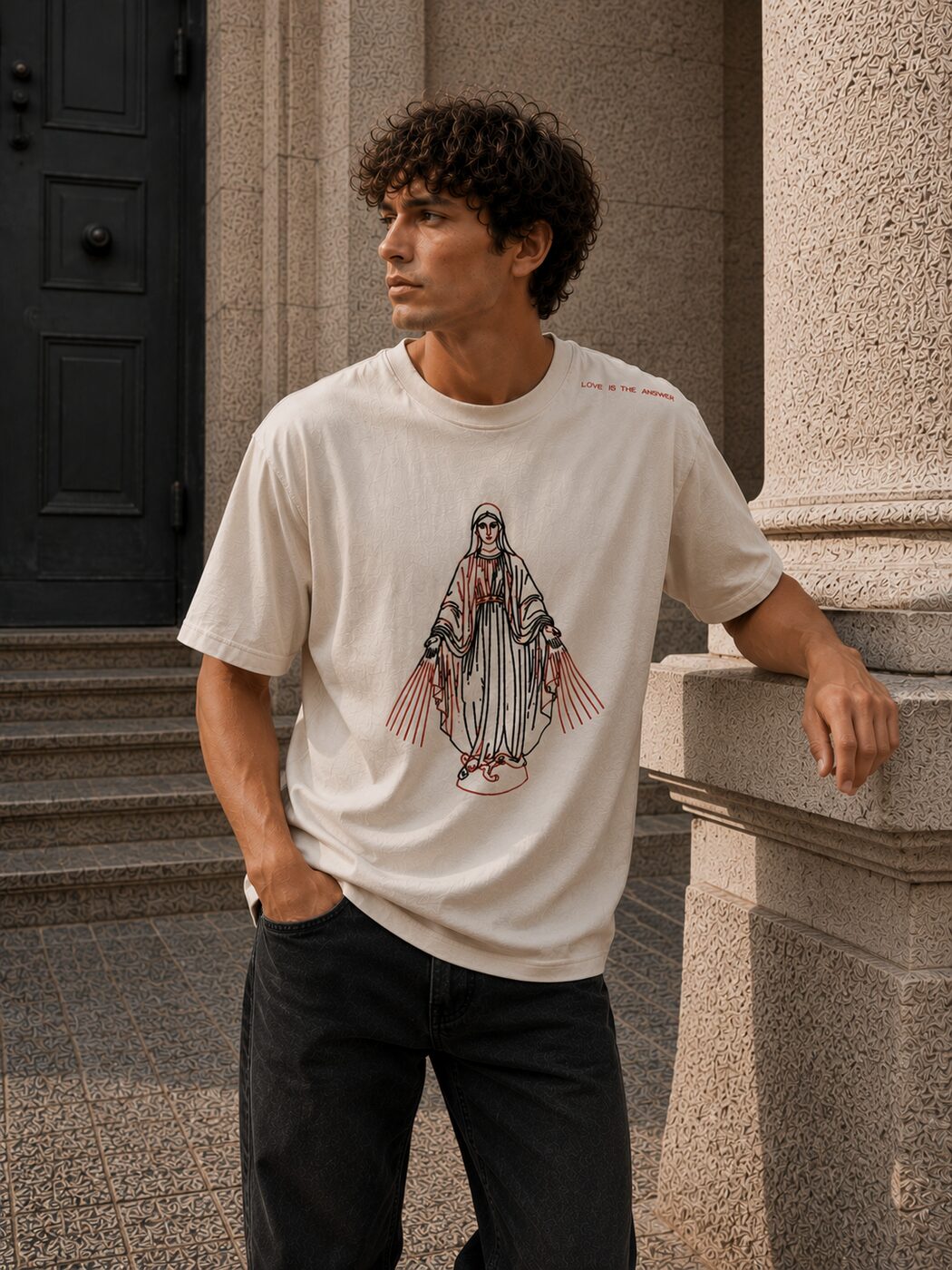 T-shirt MysticLov Natural - face