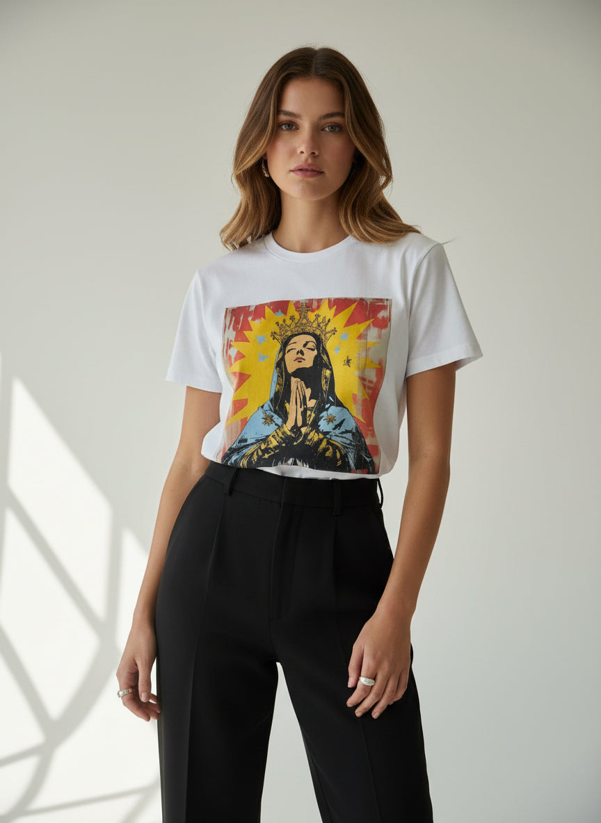 T-Shirt Madonna - porté
